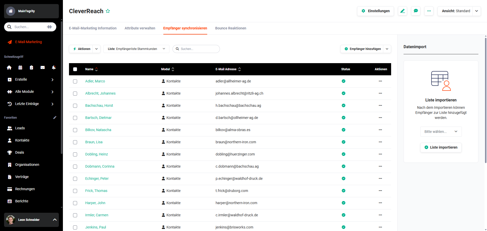 email_marketing_detailansicht_cleverreach_tab_empfaenger_synchronisieren_liste_synchronisiert.png